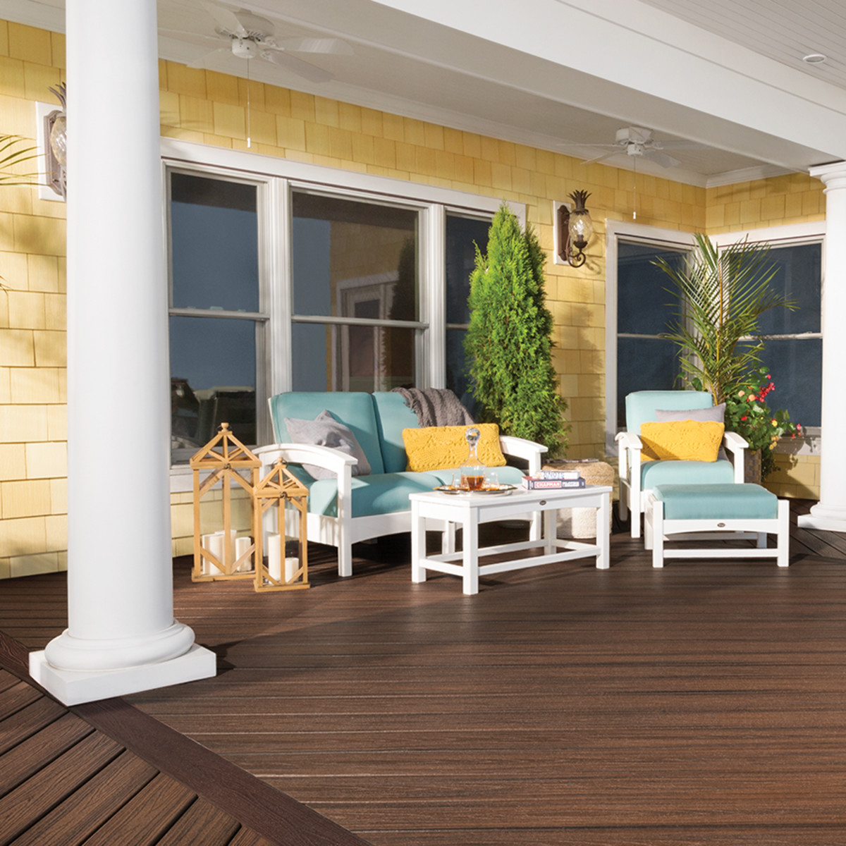 Main 7 - 16 FT TREX TRANSCEND DECK BOARDS SPICED RUM - Arlington Coal & Lumber