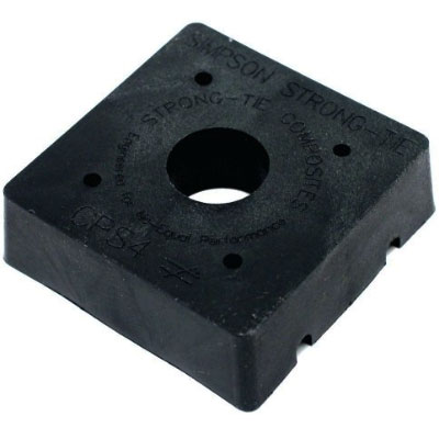 Main 3 - SIMPSON CPT66Z 6X6 CONCEALED POST BASE FOR WRAPPING POSTS (8/CTN) - Arlington Coal & Lumber