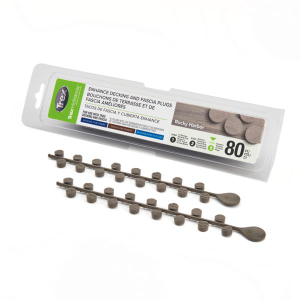 Main 6 - Trex Enhance® Decking and Fascia Plugs Rocky Harbor - 80 count/pack - Arlington Coal & Lumber