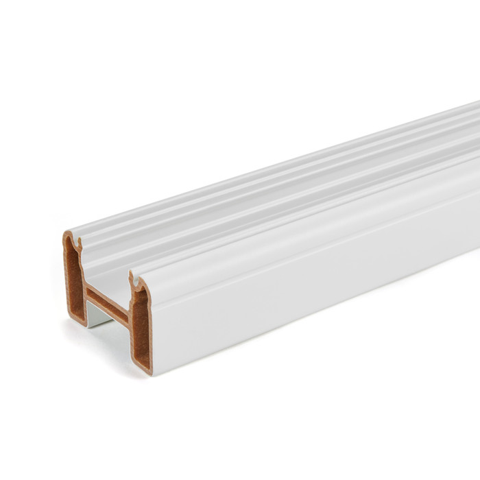 Main 13 - 6-ft Transcend® Universal Top or Bottom Rail  - Classic White Full Span - Arlington Coal & Lumber