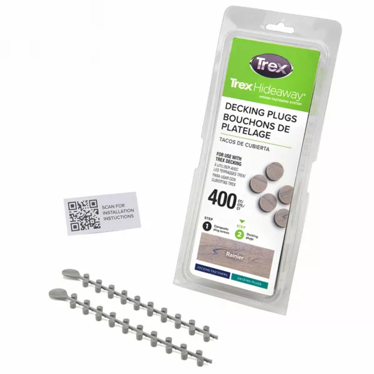 Main 4 - Trex® Decking Plugs Rainier - 400 count/pack - Arlington Coal & Lumber