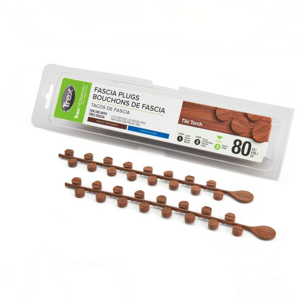 Main 2 - Trex® Fascia Plugs Tiki Torch - 80 count/pack - Arlington Coal & Lumber