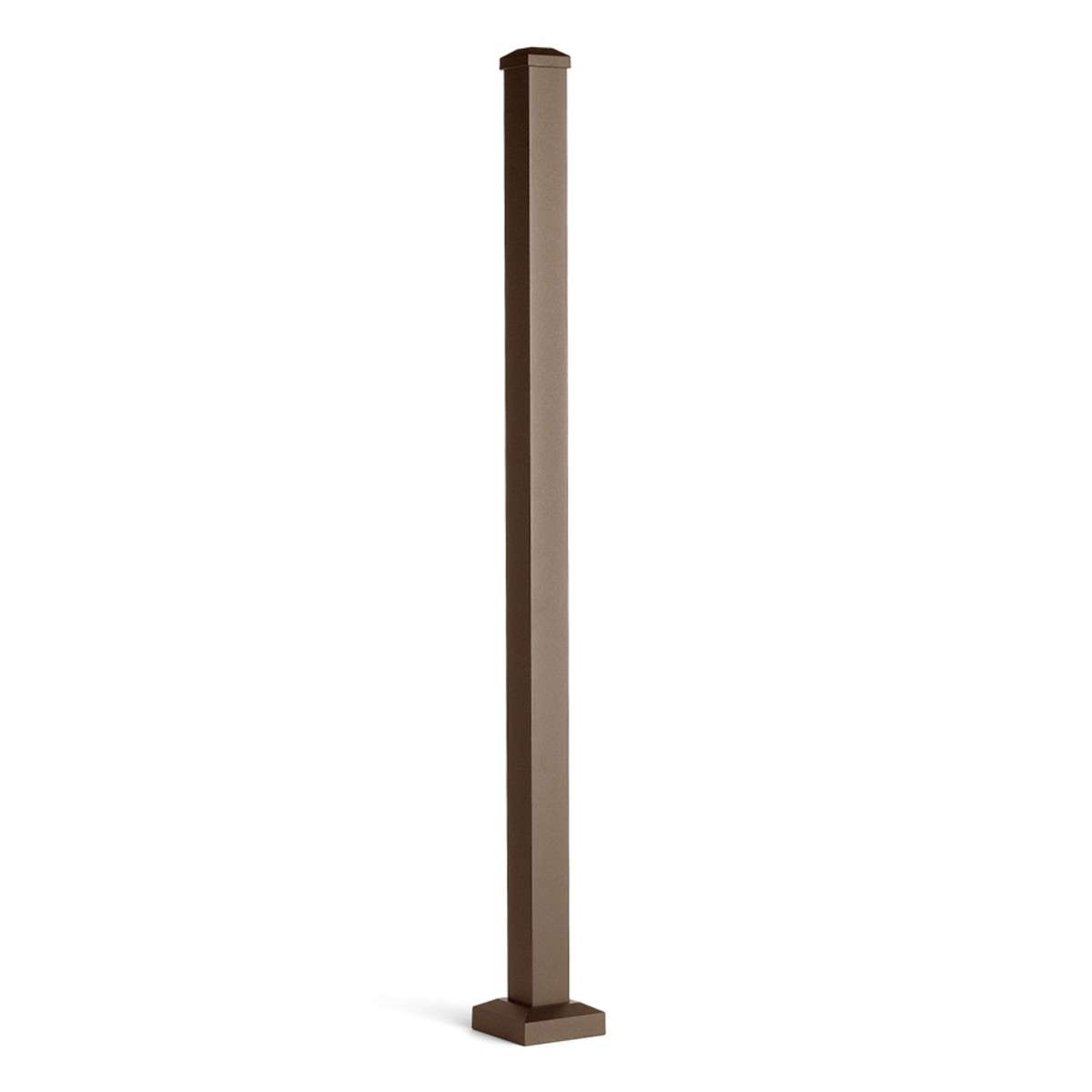 Main 2 - 2.5-in x 2.5-in x 43-in Signature Post with Cap and Skirt-Horizontal-Bronze - Arlington Coal & Lumber