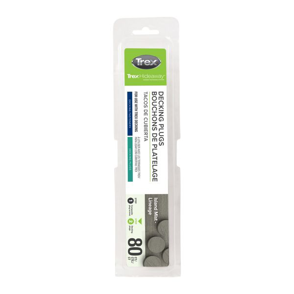 Main 7 - Trex® Decking Plugs Island Mist - 80 count/pack - Arlington Coal & Lumber