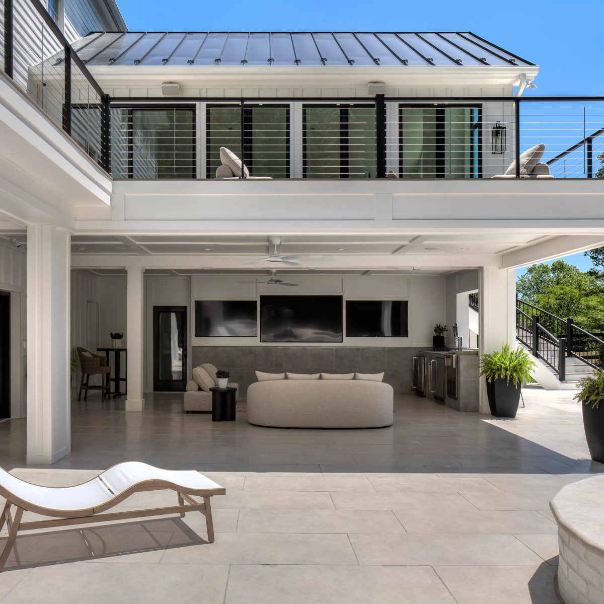 Main 4 - 12-ft x 42-in Trex Signature® X-Series™ Cable Rail Kit in Charcoal Black - Horizontal - Arlington Coal & Lumber