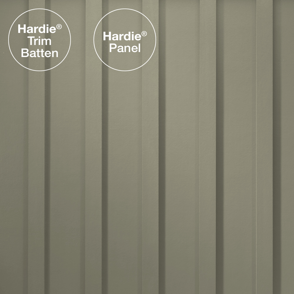 Main 1 - HARDIE TRIM HZ5 0.75 IN. X 2.5 IN. X 12 FT. STATEMENT COLLECTION MONTEREY TAUPE FIBER CEMENT SMOOTH BATTEN TRIM BOARD - Arlington Coal & Lumber