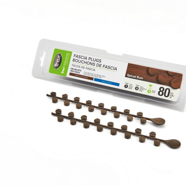 Main 2 - Trex® Fascia Plugs Spiced Rum - 80 count/pack - Arlington Coal & Lumber