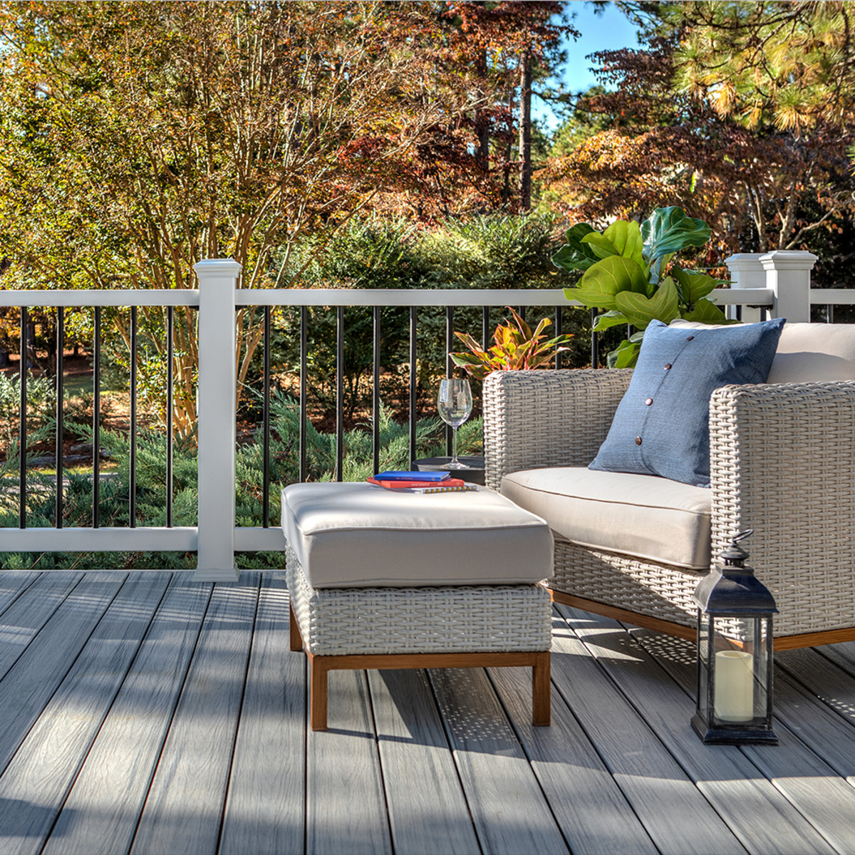 Main 14 - 12 FT TREX ENHANCED NATURALS DECK BOARDS FOGGY WHARF - Arlington Coal & Lumber