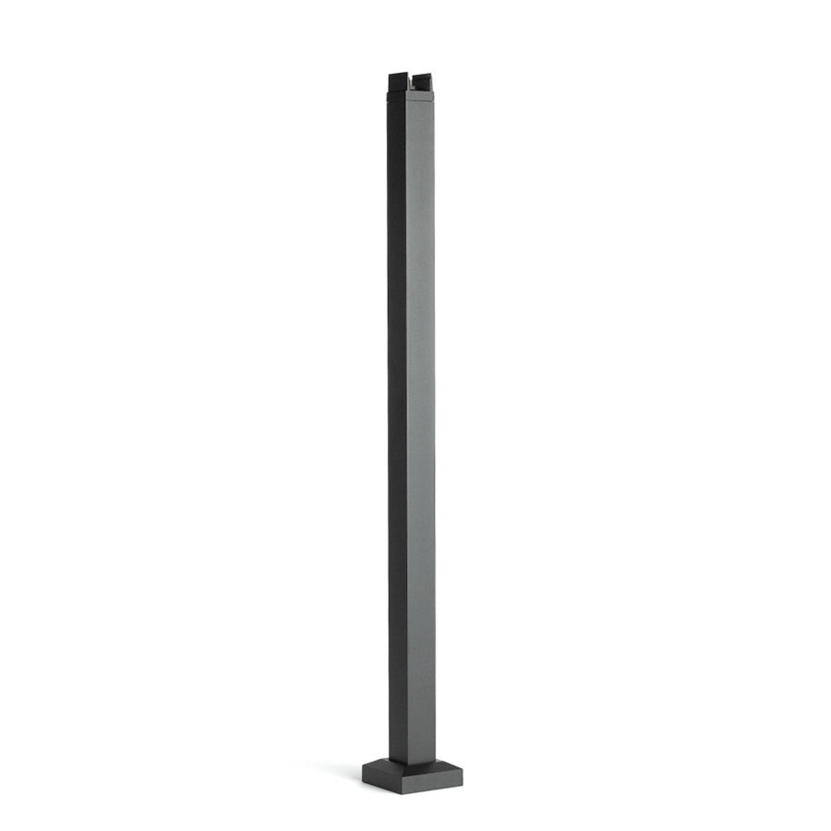 Main 2 - 2.5-in x 2.5-in x 36-in Signature Crossover Post-Charcoal Black - Arlington Coal & Lumber