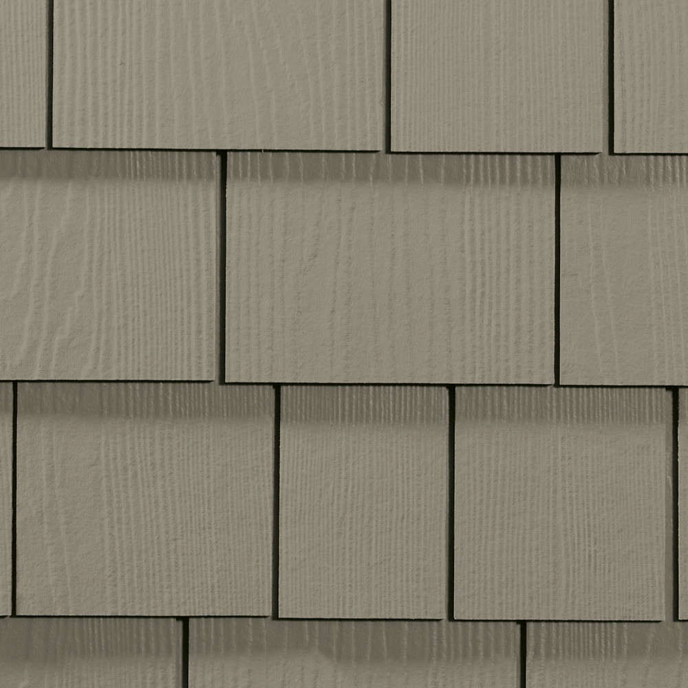 HARDIE SHINGLE HZ5 14 IN. X 48 IN. STATEMENT COLLECTION MONTEREY TAUPE STRAIGHT EDGE FIBER CEMENT SIDING - Arlington Coal & Lumber