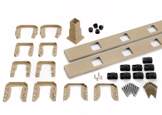 Main 8 - 6-ft Transcend Accessory Infill Kit for Square Composite Balusters - Stair - Rope Swing Full Span - Arlington Coal & Lumber