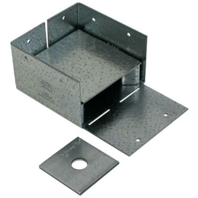 Main 3 - SIMPSON ABW-46Z 4X6 ADJ POST BASE Z-MAX COATING (6/CTN) - Arlington Coal & Lumber