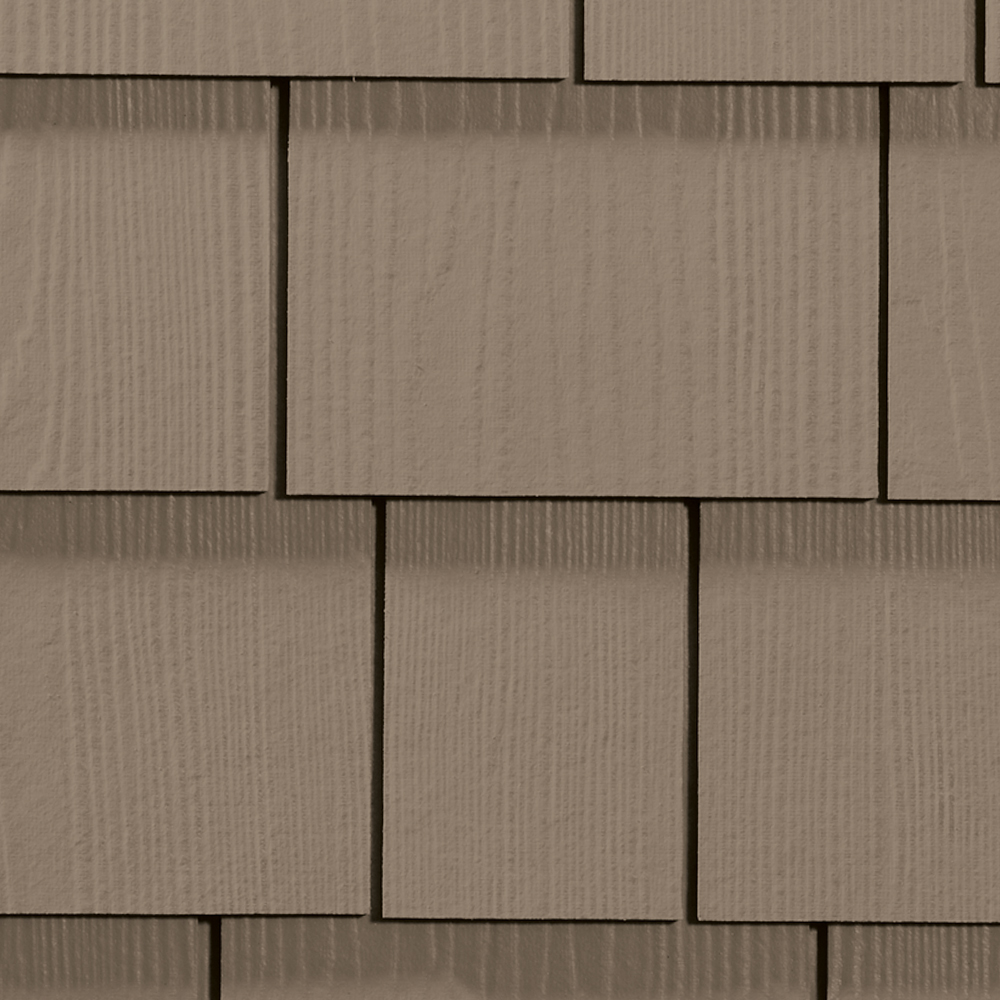 Main 2 - HARDIE SHINGLE HZ5 15.25 IN. X 48 IN. STATEMENT COLLECTION KHAKI BROWN STRAIGHT EDGE FIBER CEMENT SIDING - Arlington Coal & Lumber
