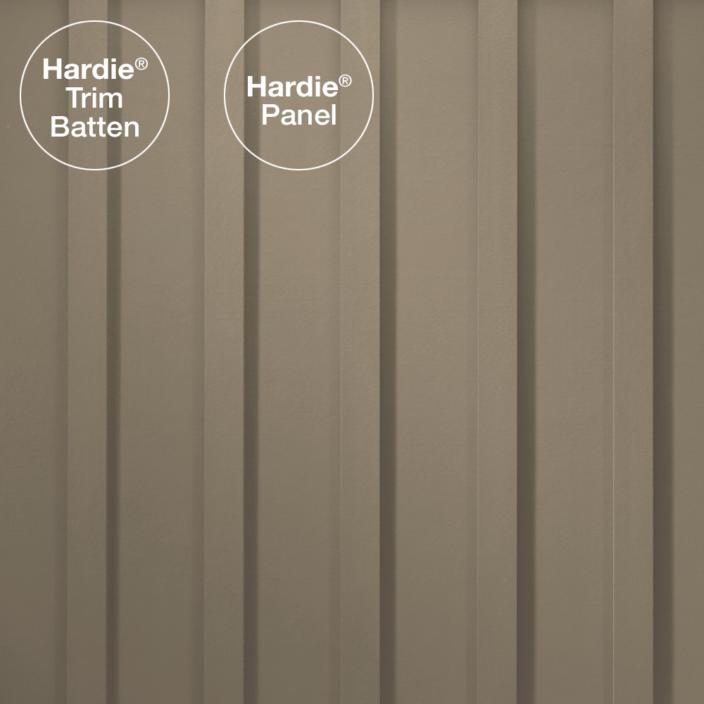 Main 1 - HARDIE TRIM HZ5 0.75 IN. X 2.5 IN. X 12 FT. STATEMENT COLLECTION KHAKI BROWN FIBER CEMENT SMOOTH BATTEN TRIM BOARD - Arlington Coal & Lumber