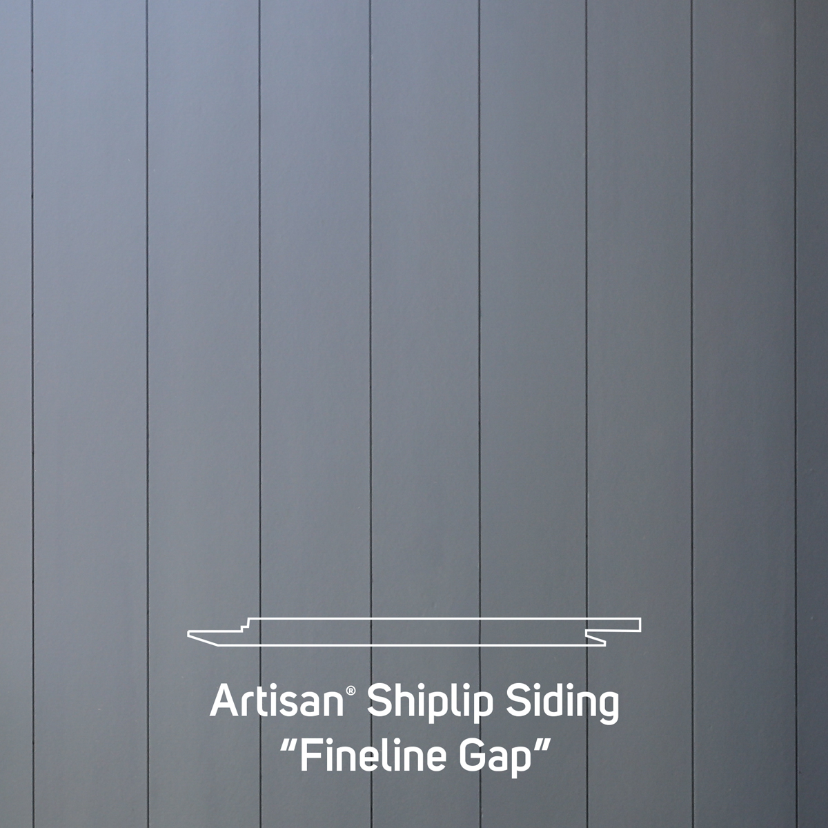 Main 4 - HARDIE PLANK HZ5 10.25 IN. X 144 IN. PRIMED SMOOTH FIBER CEMENT ARTISAN SHIPLAP SIDING - Arlington Coal & Lumber