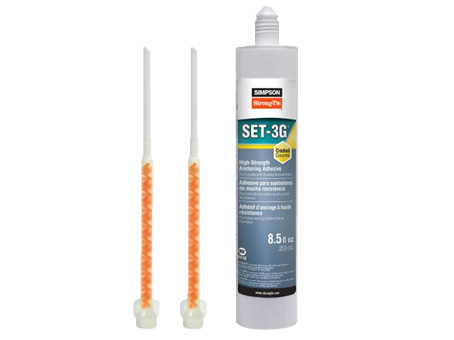 Main 1 - SIMPSON SET-3G™ EPOXY 8.5 OZ HIGH-STREGTH ANCHORING ADHESIVE (12/BX) - Arlington Coal & Lumber