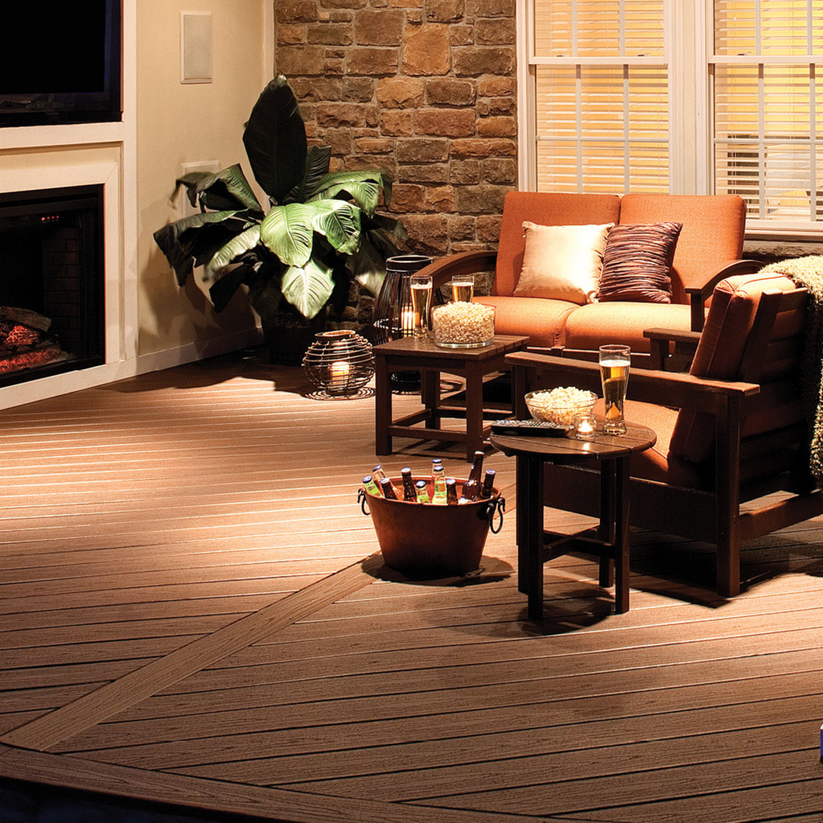 Main 2 - .94-in x 5.5-in x 12-ft Grooved Transcend® Lava Rock - Arlington Coal & Lumber