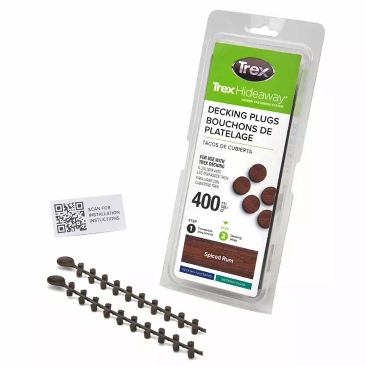 Main 2 - Trex® Decking Plugs Spiced Rum - 400 count/pack - Arlington Coal & Lumber
