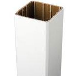 Main 1 - 4.45-in x 4.45-in x 108-in Post Sleeve-Fits over a 4x4 pressure treated post-Classic White - Arlington Coal & Lumber