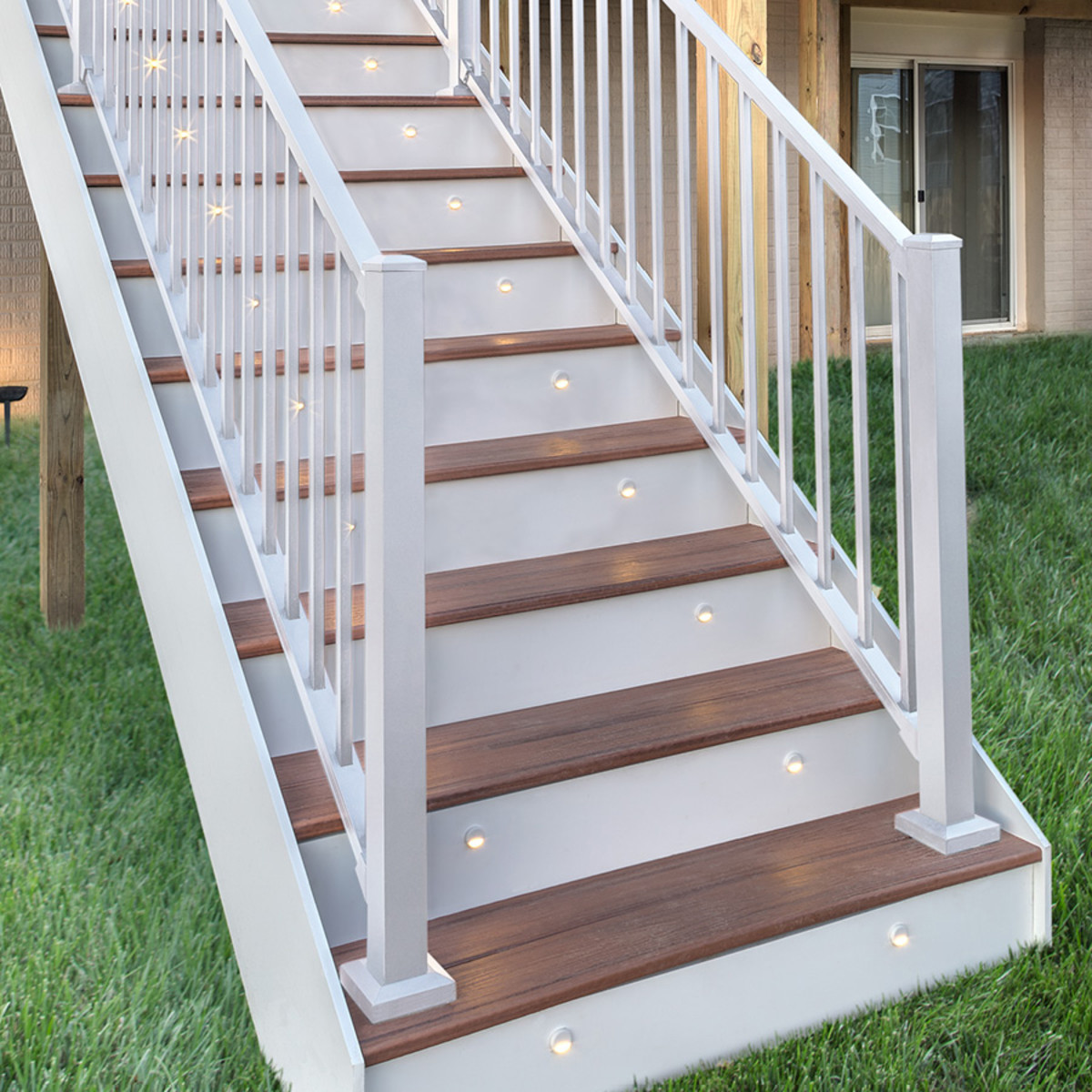 Main 2 - 2.5-in x 2.5-in x 53-in Signature Post with Cap and Skirt-Stair-Classic White - Arlington Coal & Lumber