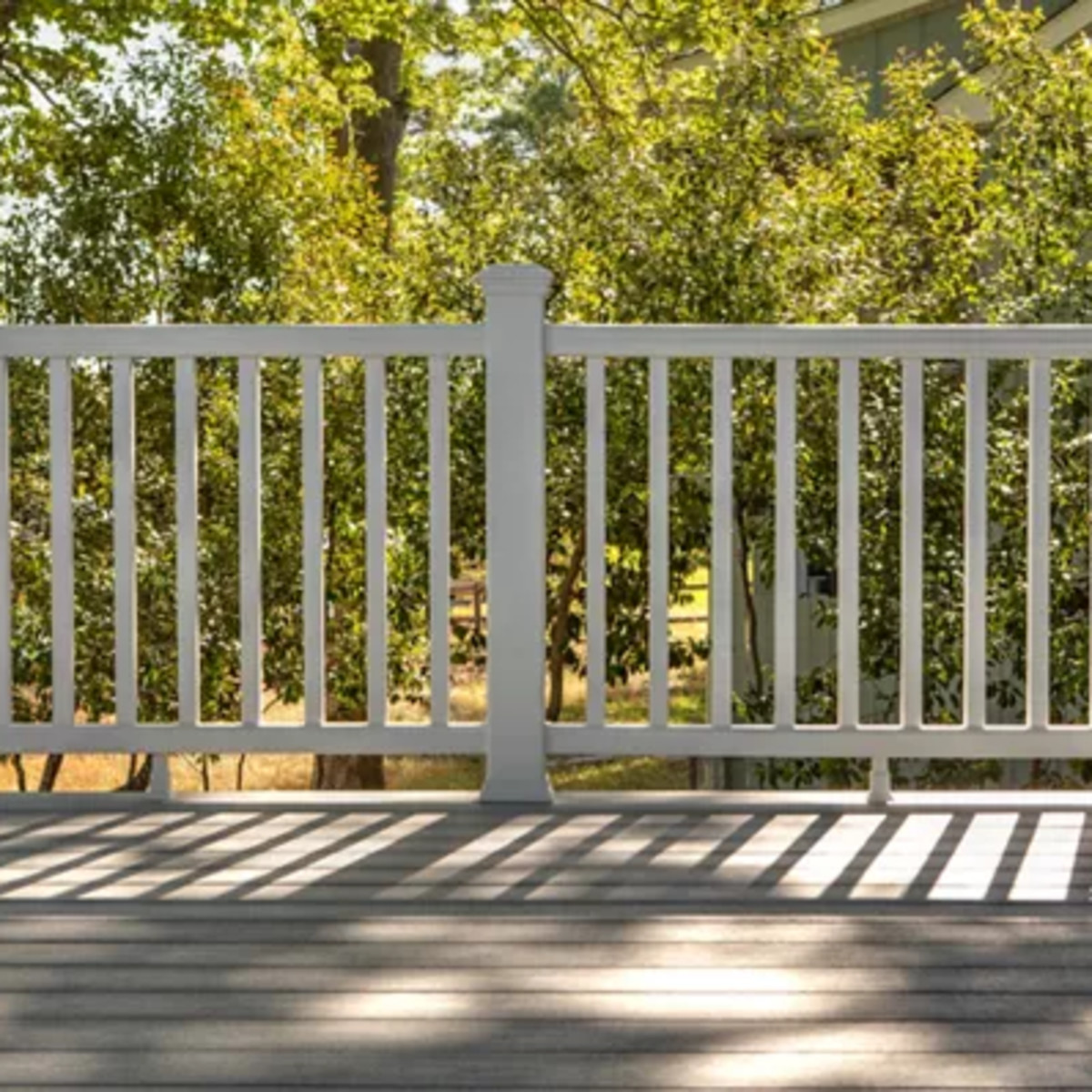 Main 8 - 8-ft Transcend® Universal Top or Bottom Rail  - Classic White Full Span - Arlington Coal & Lumber