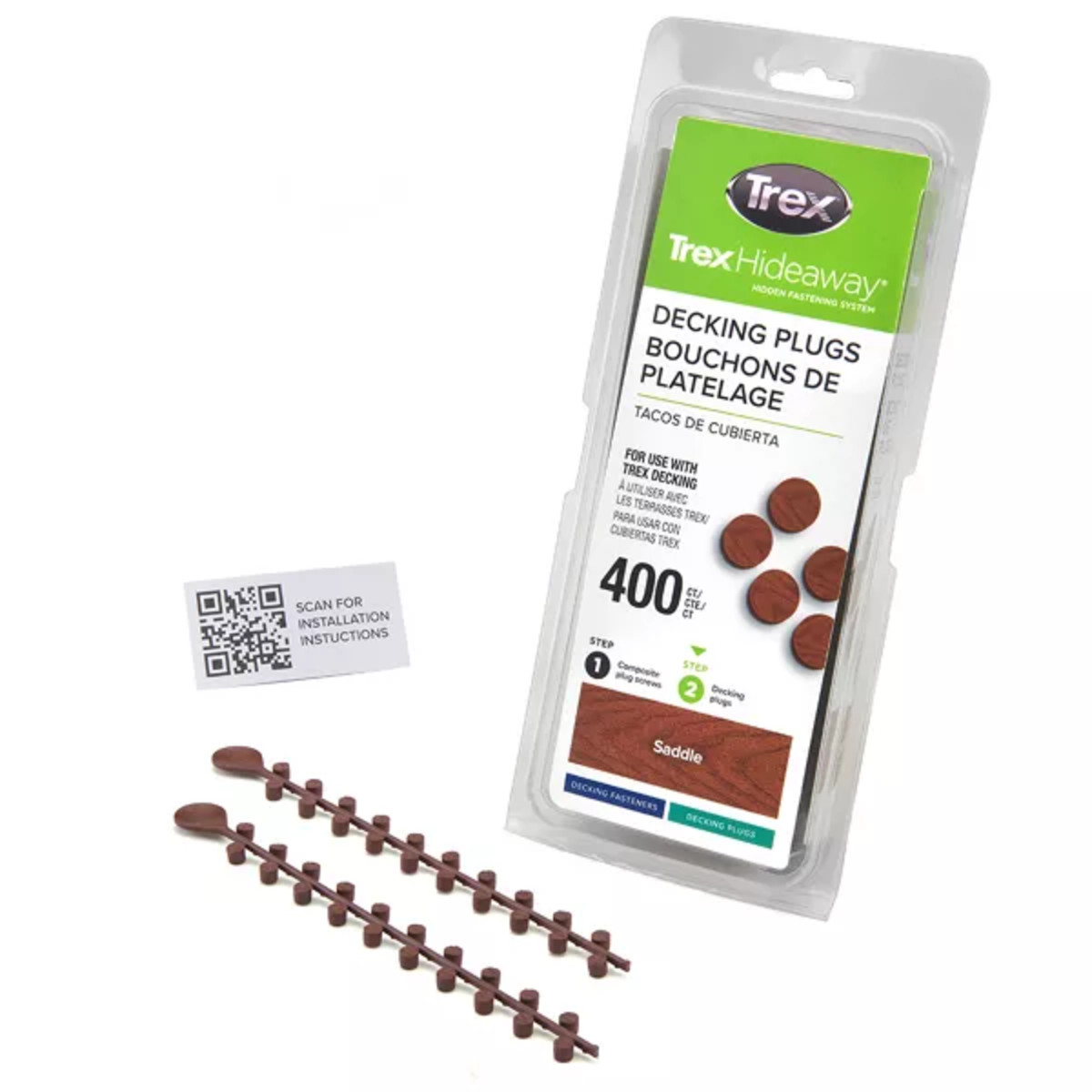 Main 2 - Trex® Decking Plugs Saddle - 400 count/pack - Arlington Coal & Lumber