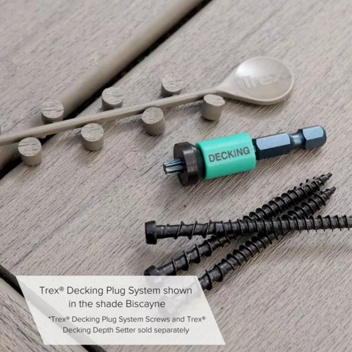 Main 4 - Trex® Decking Plugs Pebble Grey - 80 count/pack - Arlington Coal & Lumber