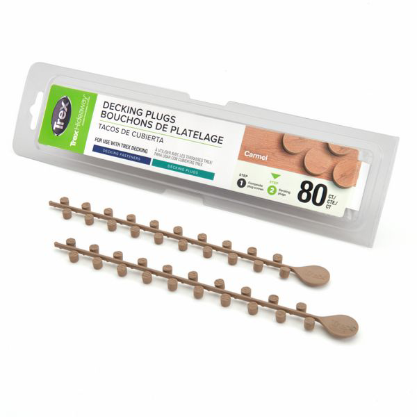 Main 2 - Trex® Decking Plugs Carmel - 80 count/pack - Arlington Coal & Lumber
