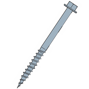 Main 2 - SIMPSON #10 X 2-1/2" CONNECTOR SCREW (100/BX 4BX/CTN) - Arlington Coal & Lumber