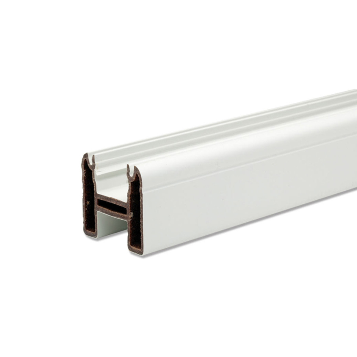Main 10 - 8-ft Transcend® Universal Top or Bottom Rail  - Classic White Full Span - Arlington Coal & Lumber