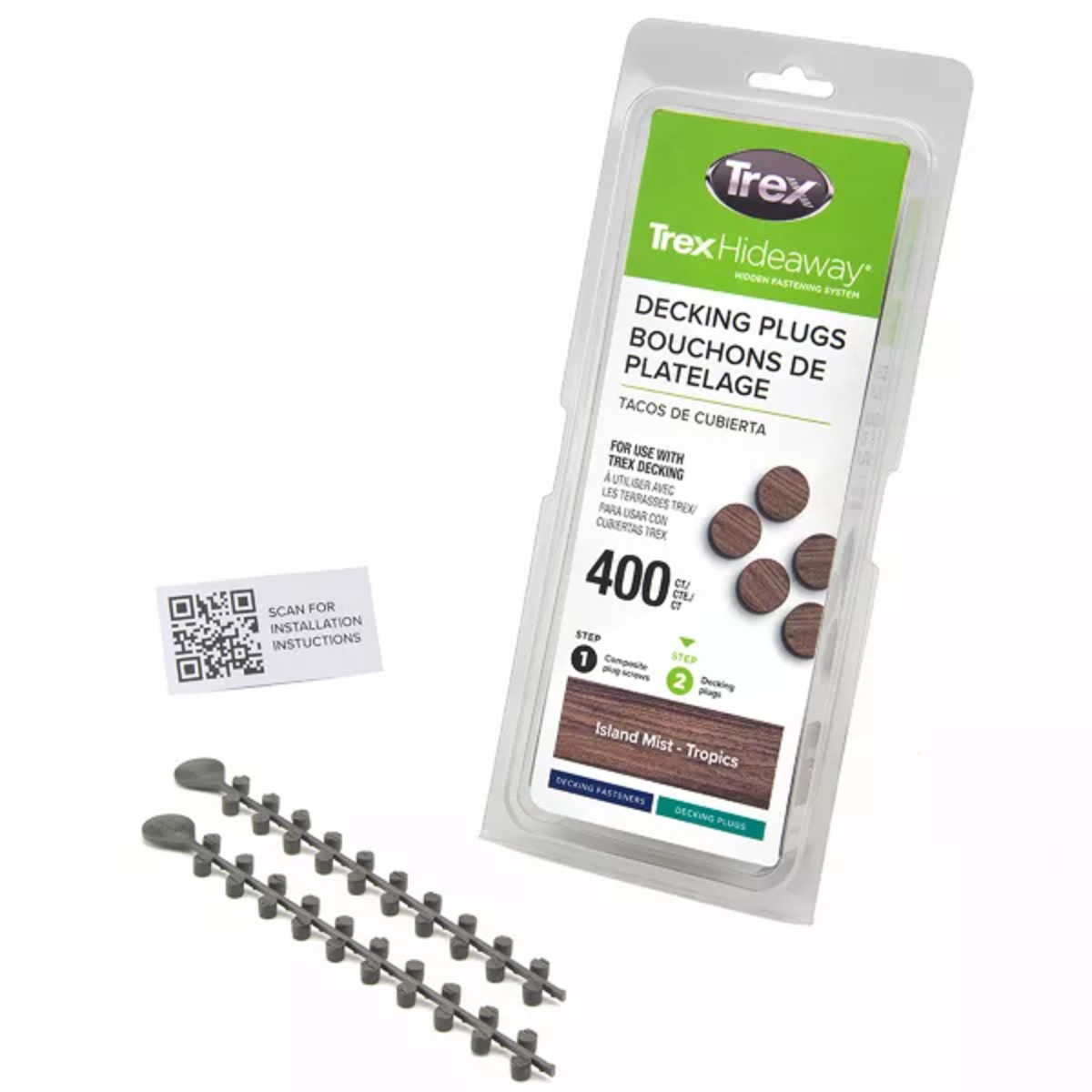Main 6 - Trex® Decking Plugs Island Mist - 400 count/pack - Arlington Coal & Lumber
