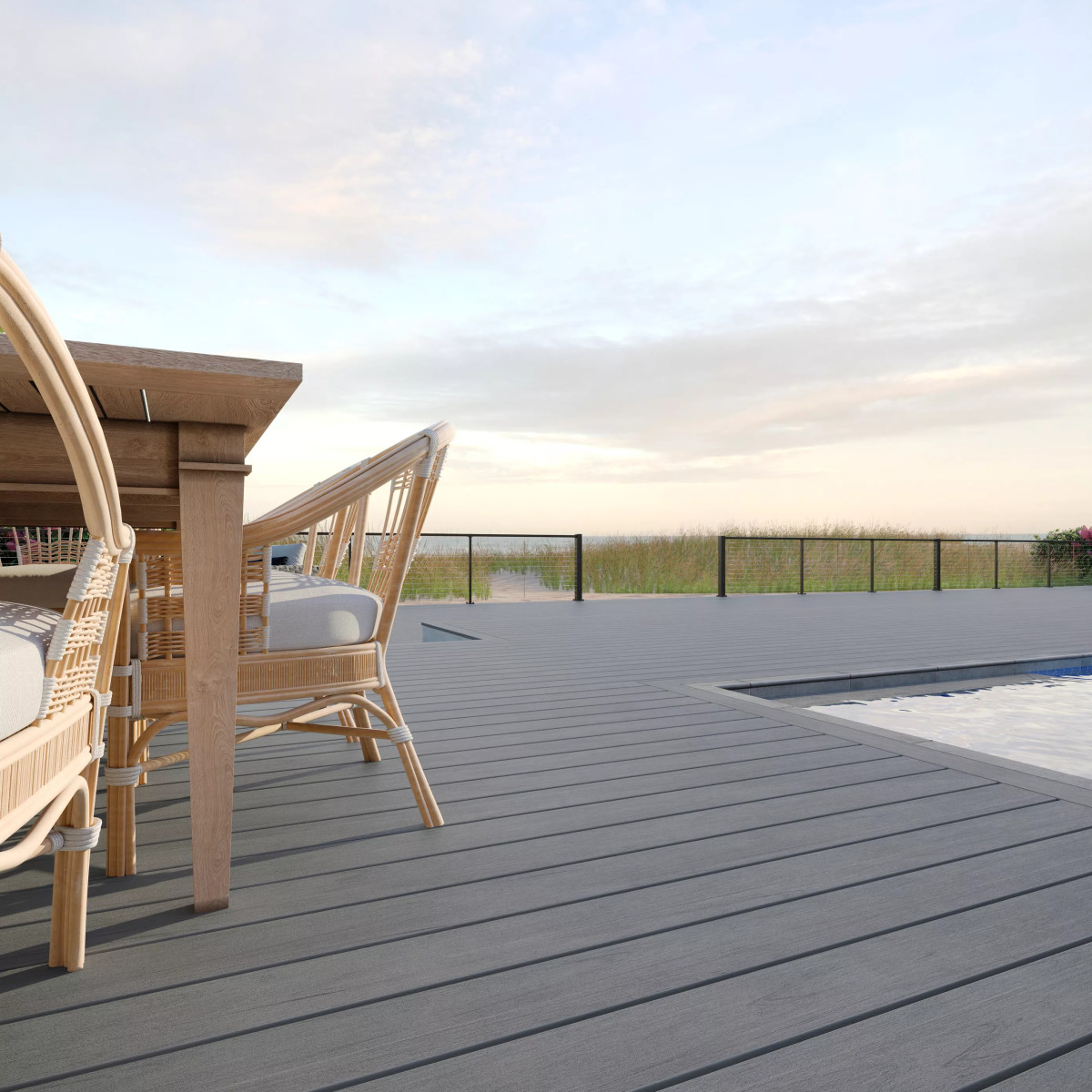 3.5-in x 3.5-in x 43-in Trex Signature® X-Series™ Post Charcoal Black - Arlington Coal & Lumber