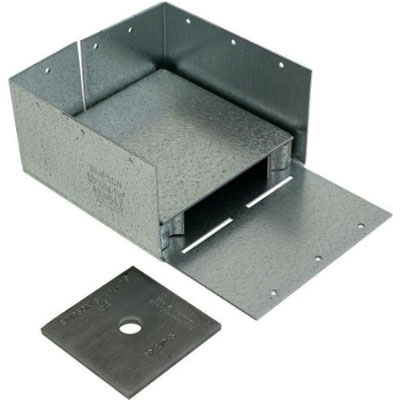 Simpson Abw-66Z 6x6 Adj Post Base Z-Max Coating (10/Ctn) - Wood ...