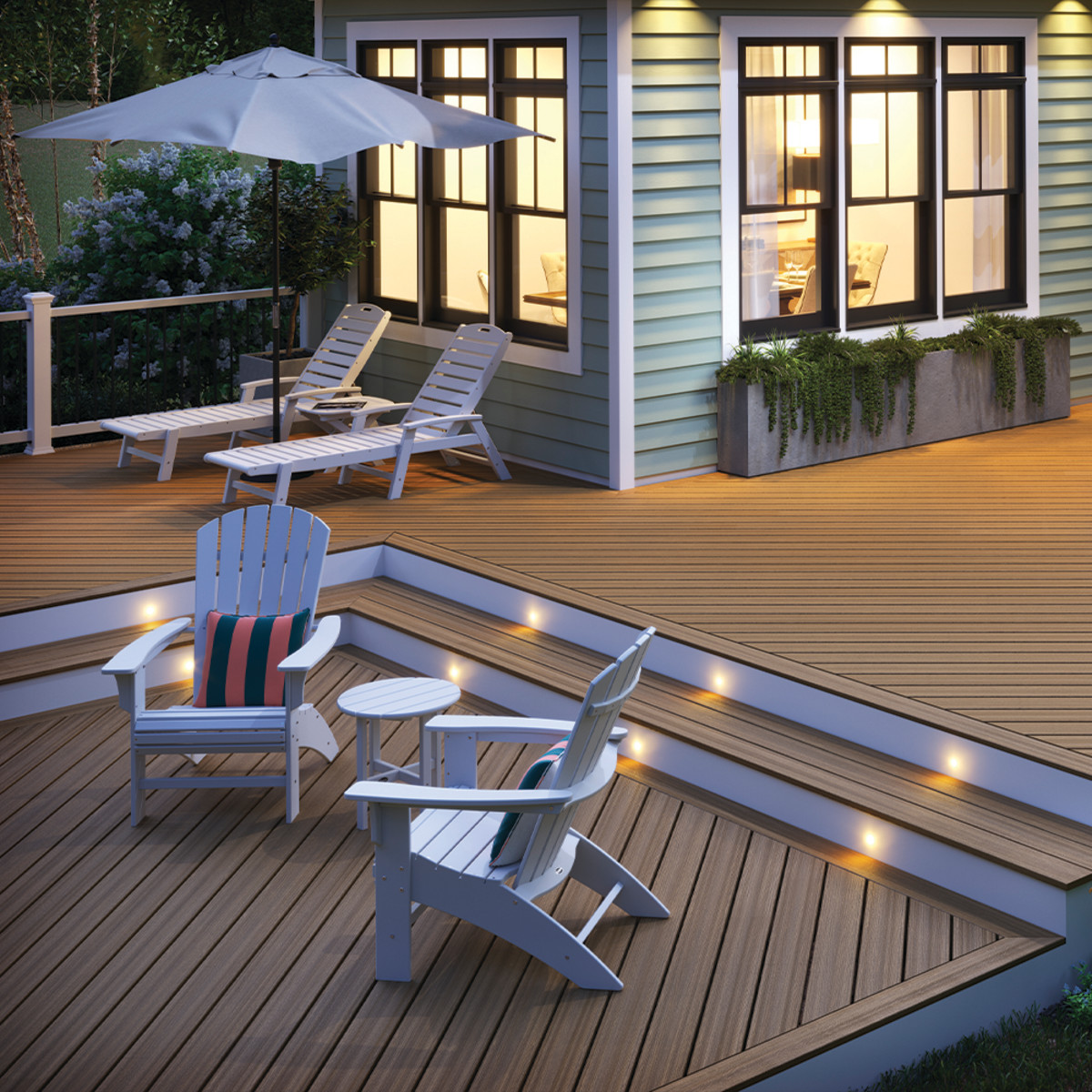 Main 16 - 12 FT TREX ENHANCED NATURALS DECK BOARDS TOASTED SAND - Arlington Coal & Lumber