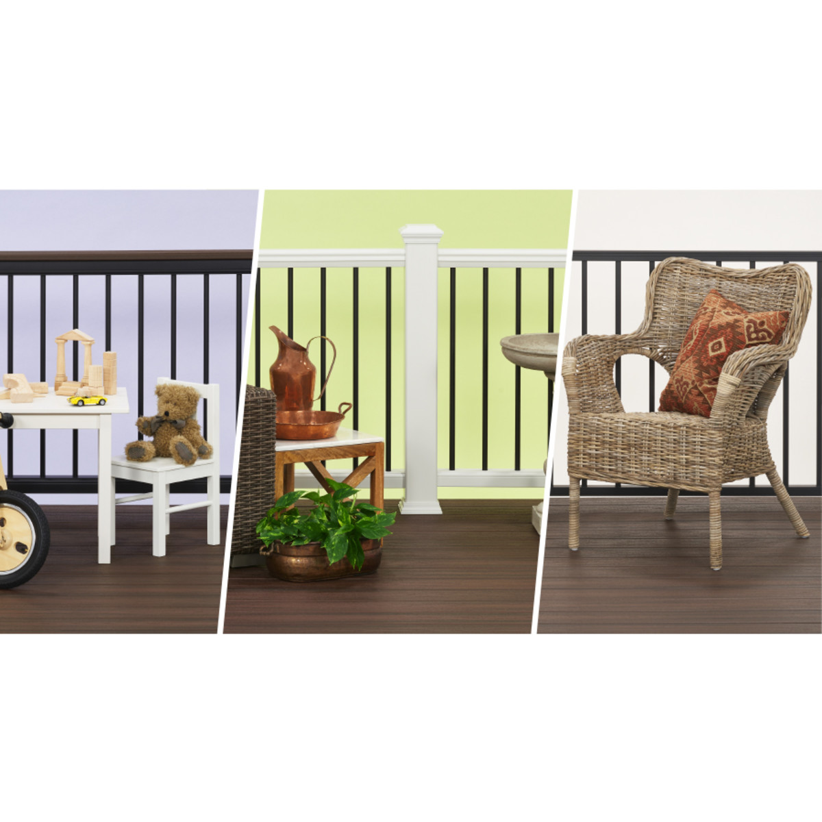 Main 6 - 16 FT TREX TRANSCEND DECK BOARDS LAVA ROCK - Arlington Coal & Lumber