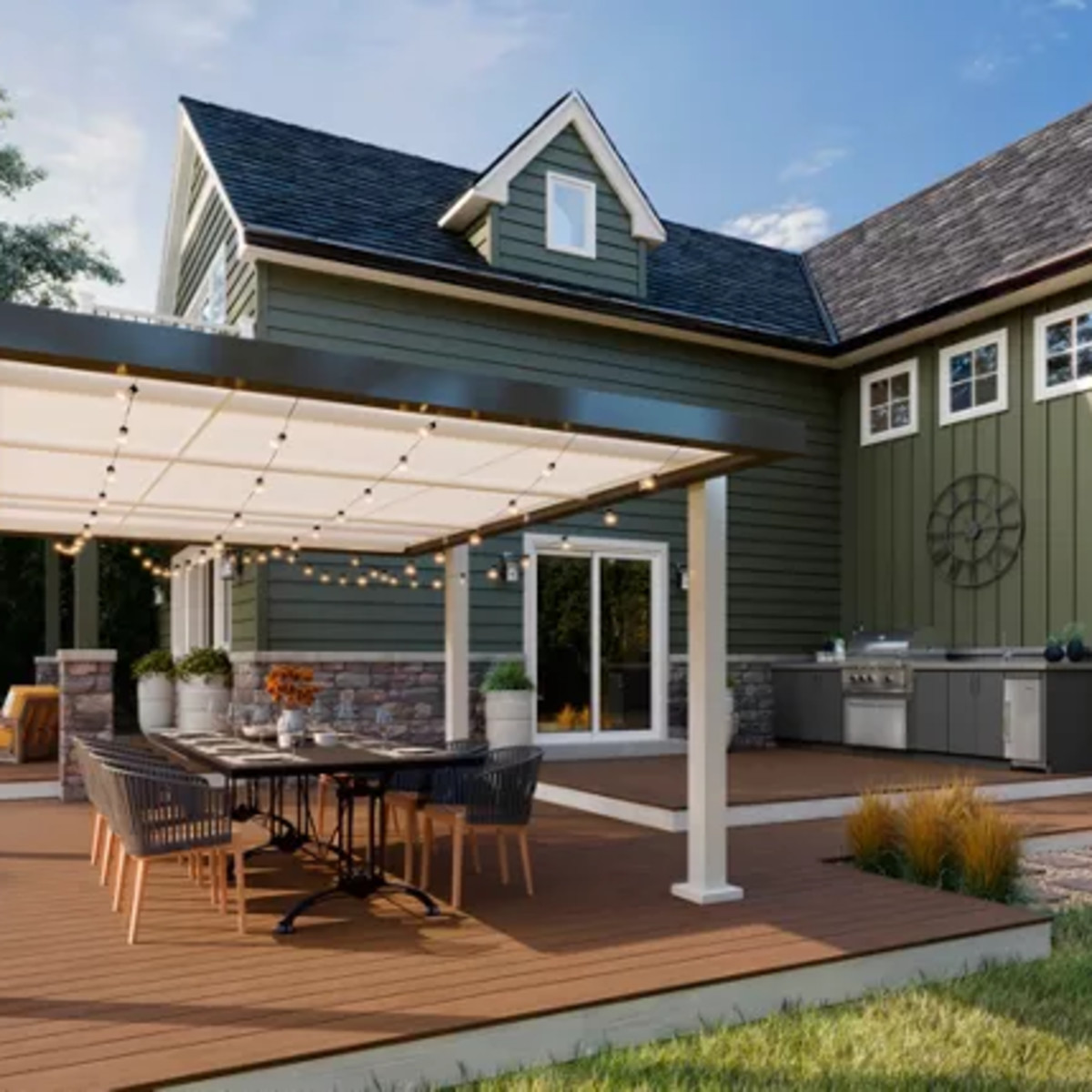 Main 8 - 12 FT TREX TRANSCEND LINEAGE DECK BOARDS JASPER - Arlington Coal & Lumber