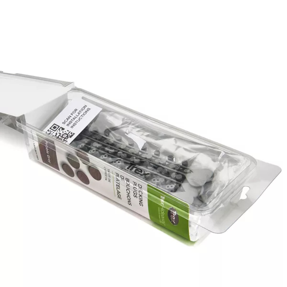 Main 3 - Trex® Decking Plugs Pebble Grey - 400 count/pack - Arlington Coal & Lumber