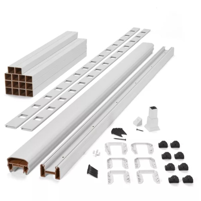 Main 9 - 6-ft x 42-in Transcend Horizontal Rail Kit with Composite Balusters - Classic White Full Span - Arlington Coal & Lumber
