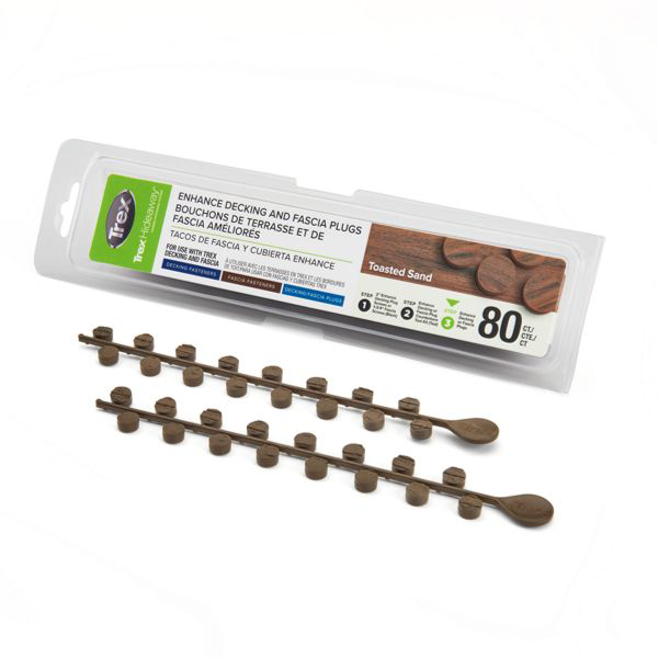 Trex Enhance® Decking and Fascia Plugs Toasted Sand - 80 count/pack - Arlington Coal & Lumber