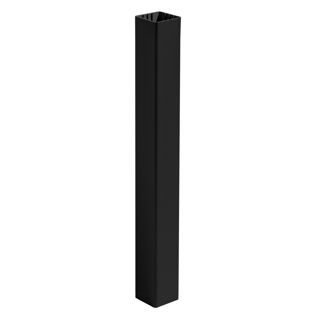 Main 3 - 4.45-in x 4.45-in x 40-in Post Sleeve-Fits over a 4x4 pressure treated post-Charcoal Black - Arlington Coal & Lumber