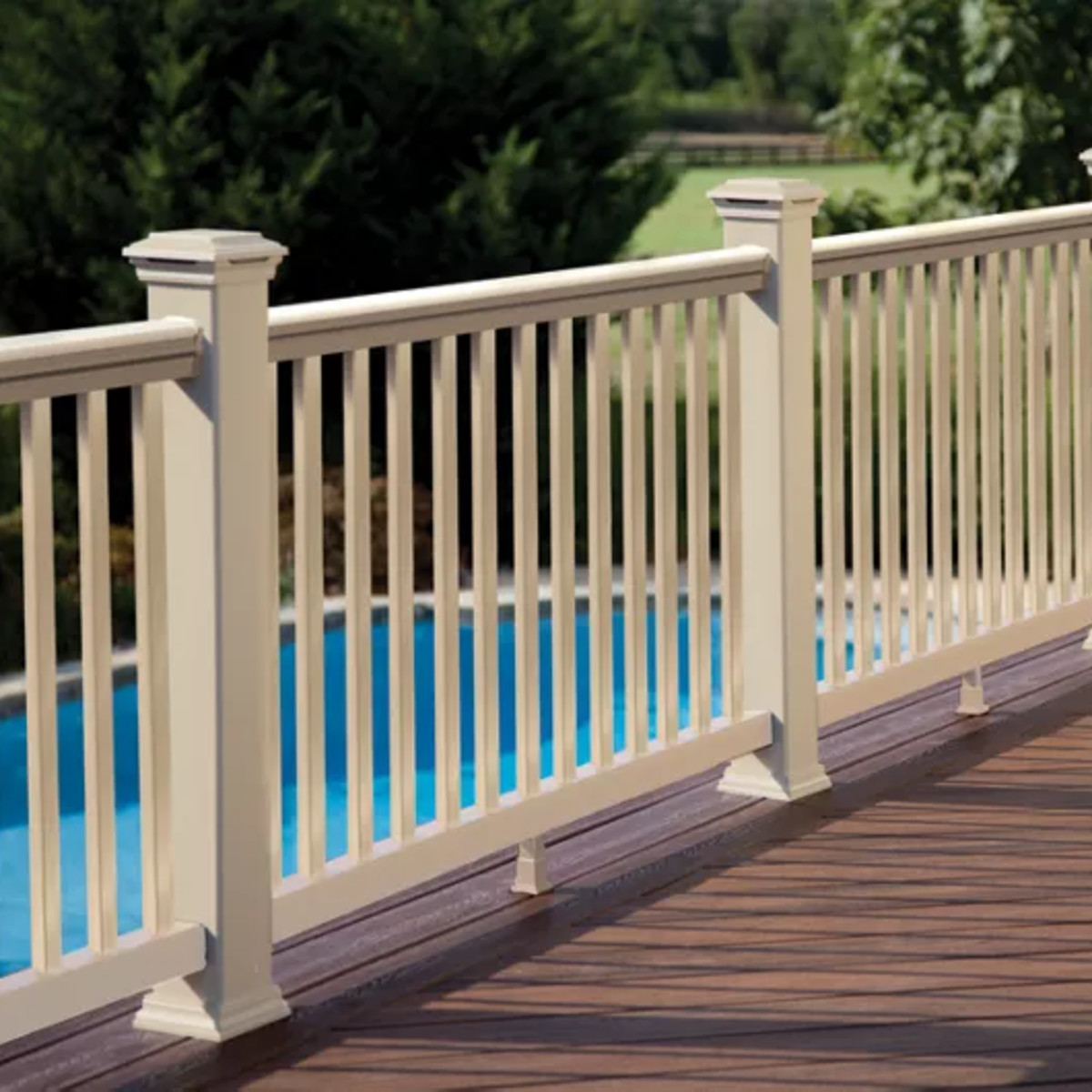 Main 2 - 8-ft Transcend Accessory Infill Kit for Square Composite Balusters - Horizontal - Rope Swing Full Span - Arlington Coal & Lumber