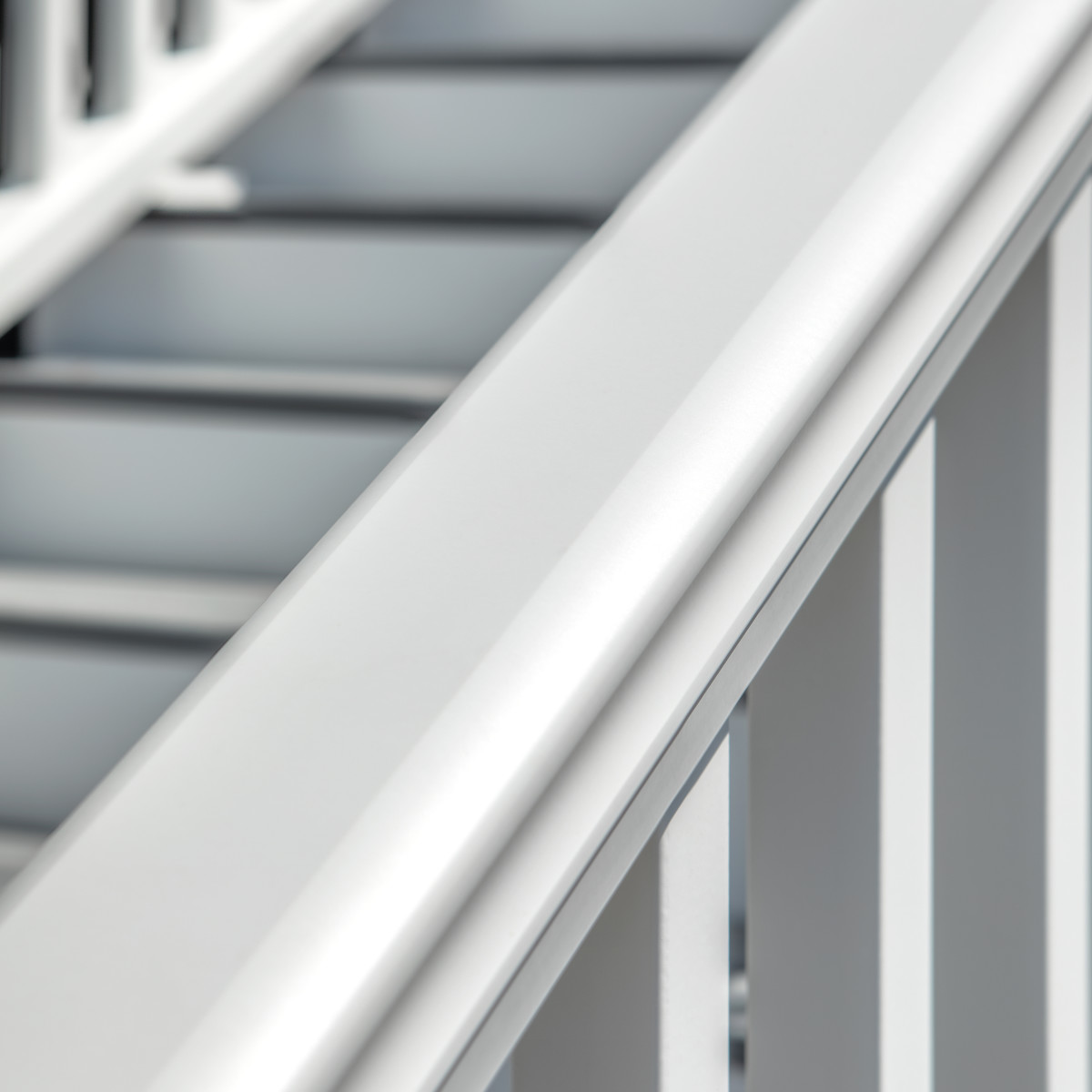 Main 5 - 8-ft Transcend Accessory Infill Kit for Square Composite Balusters-Stair-Classic White - Arlington Coal & Lumber