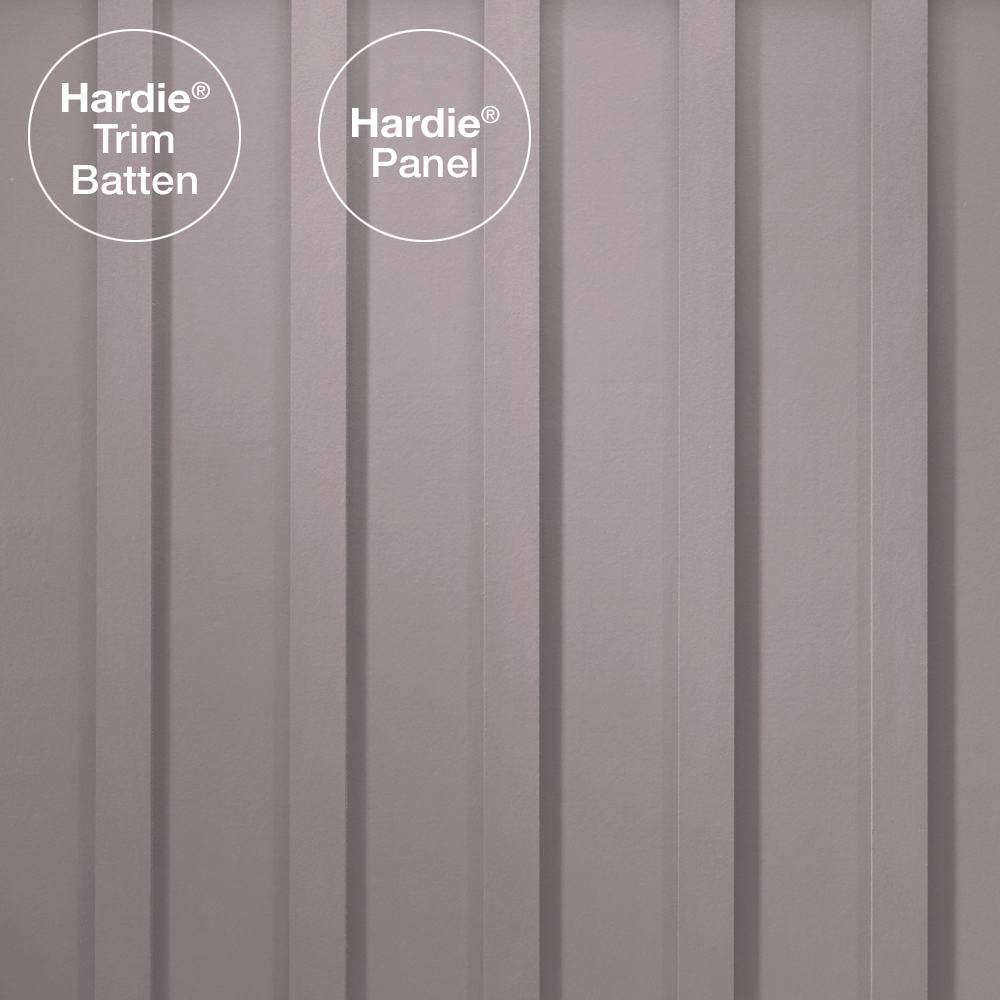 HARDIE TRIM HZ5 0.75 IN. X 2.5 IN. X 12 FT. STATEMENT COLLECTION PEARL GRAY FIBER CEMENT SMOOTH BATTEN TRIM BOARD - Arlington Coal & Lumber