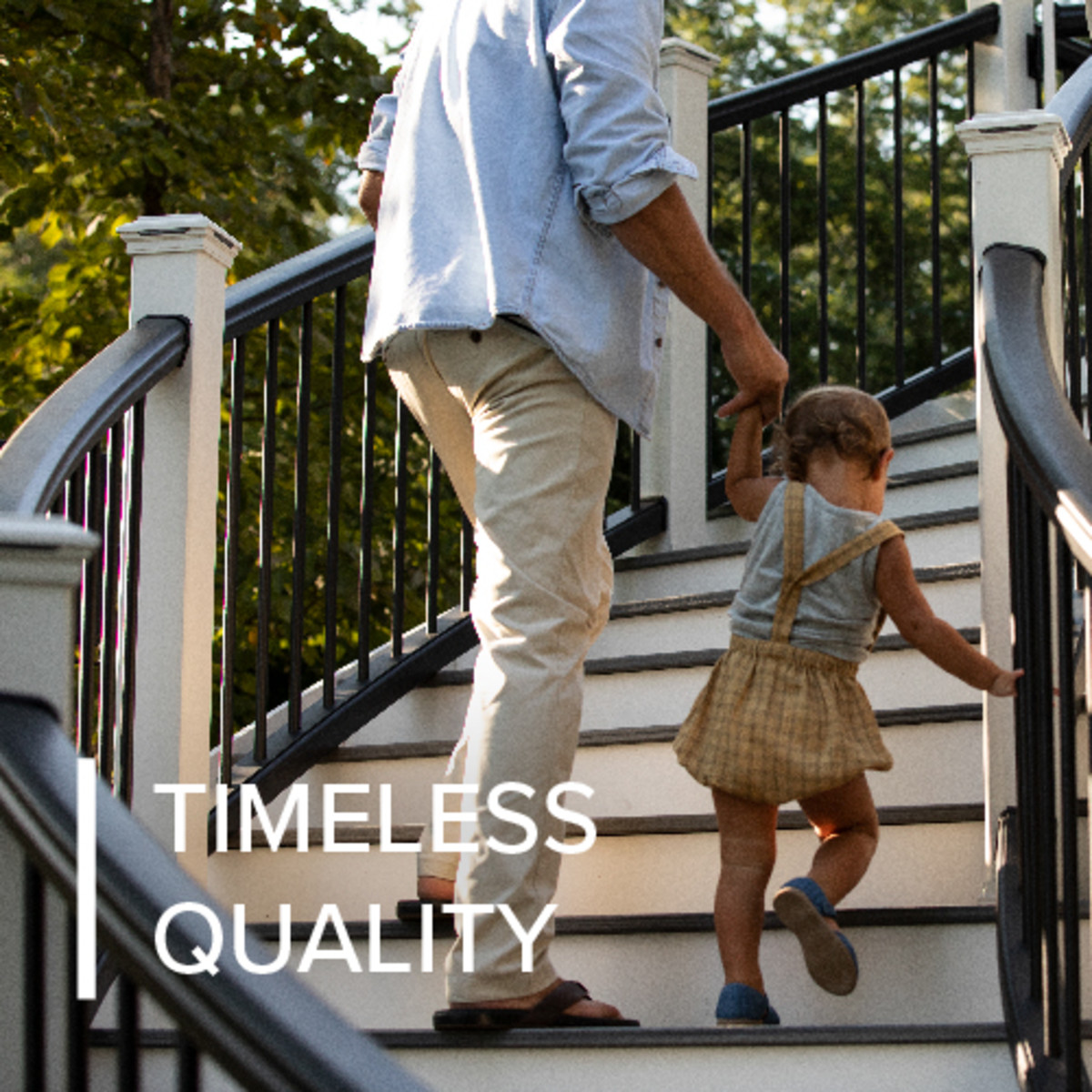 Main 22 - 6-ft x 36-in Transcend Horizontal Rail Kit with Composite Balusters - Charcoal Black Full Span - Arlington Coal & Lumber