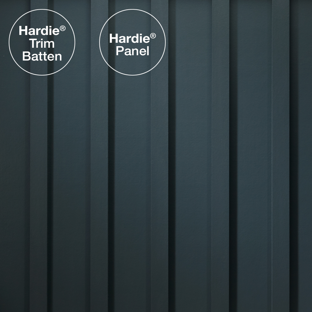 Main 2 - HARDIE PANEL HZ5 48 IN. X 120 IN. STATEMENT COLLECTION EVENING BLUE SMOOTH FIBER CEMENT PANEL SIDING - Arlington Coal & Lumber