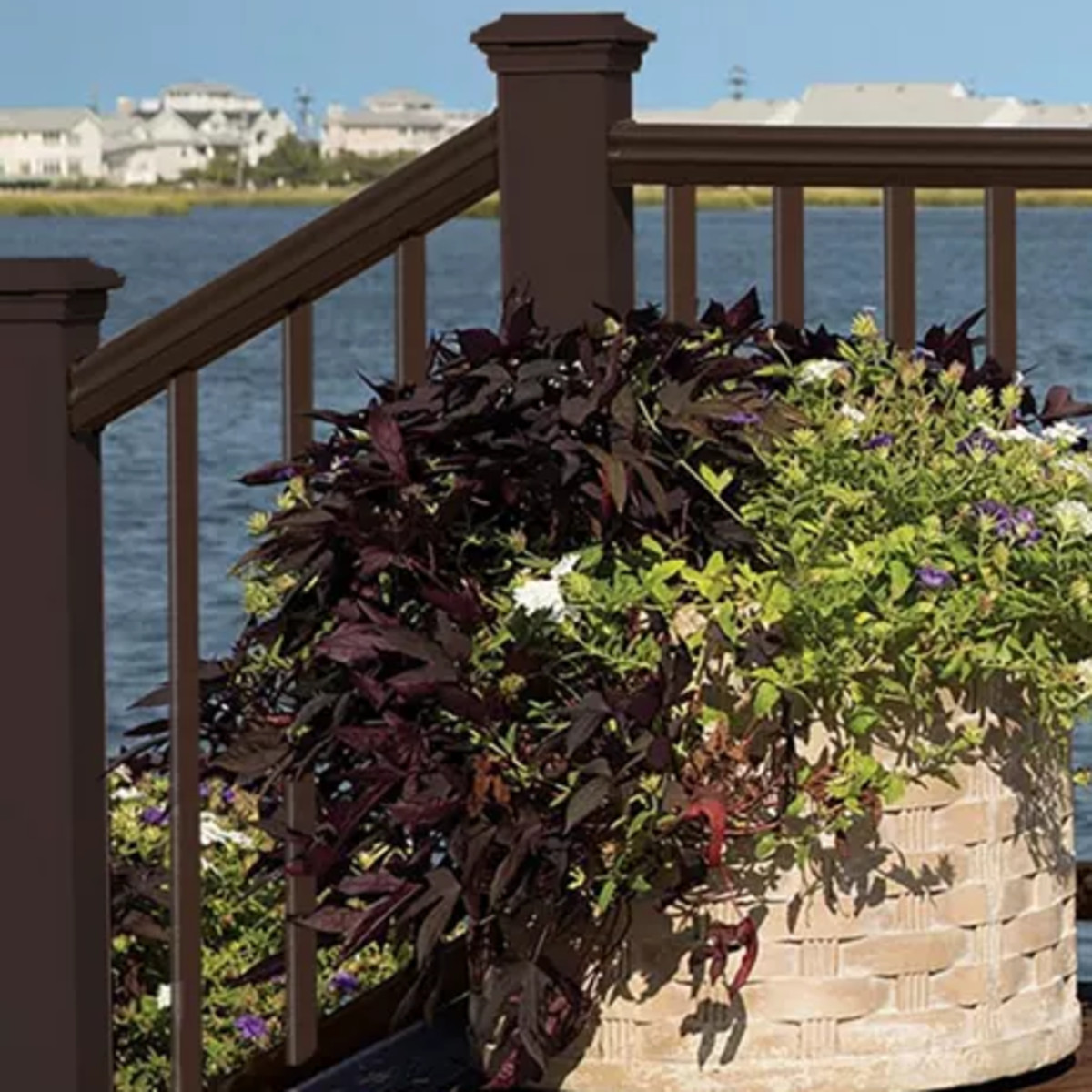 Main 3 - 8-ft Transcend® Crown Top Rail - Vintage Lantern Full Span - Arlington Coal & Lumber