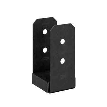 SIMPSON APVB-44 AVANTI 4X4 BLACK POST BASE (8/CTN) - Arlington Coal & Lumber