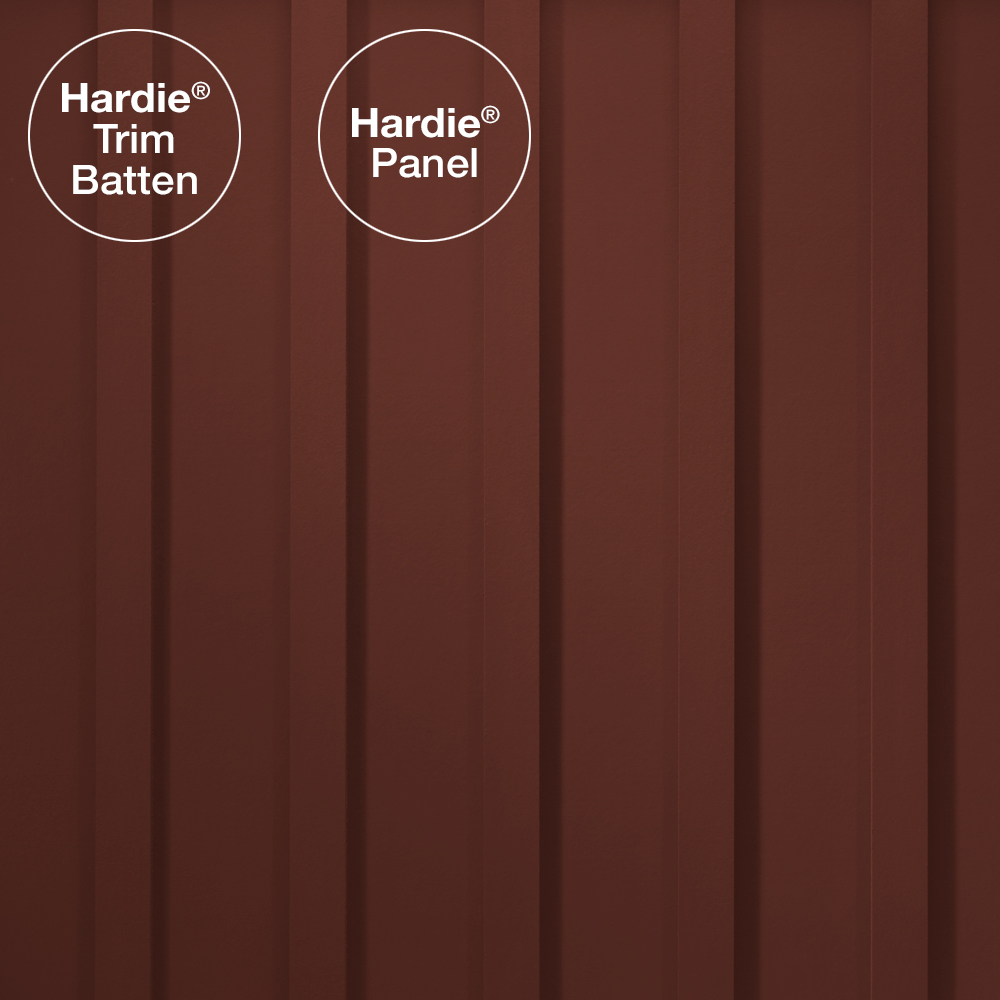 HARDIE TRIM HZ5 0.75 IN. X 2.5 IN. X 12 FT. STATEMENT COLLECTION COUNTRYLANE RED FIBER CEMENT SMOOTH BATTEN TRIM BOARD - Arlington Coal & Lumber