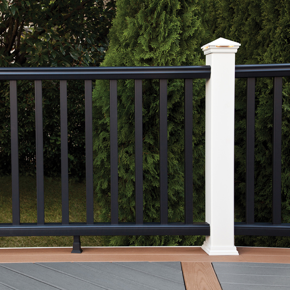 Main 3 - 36.375-in Square Baluster Kit for 42-in Rail Height-(108-in Post Sleeve required for assembly)-16 box-Charcoal Black - Arlington Coal & Lumber