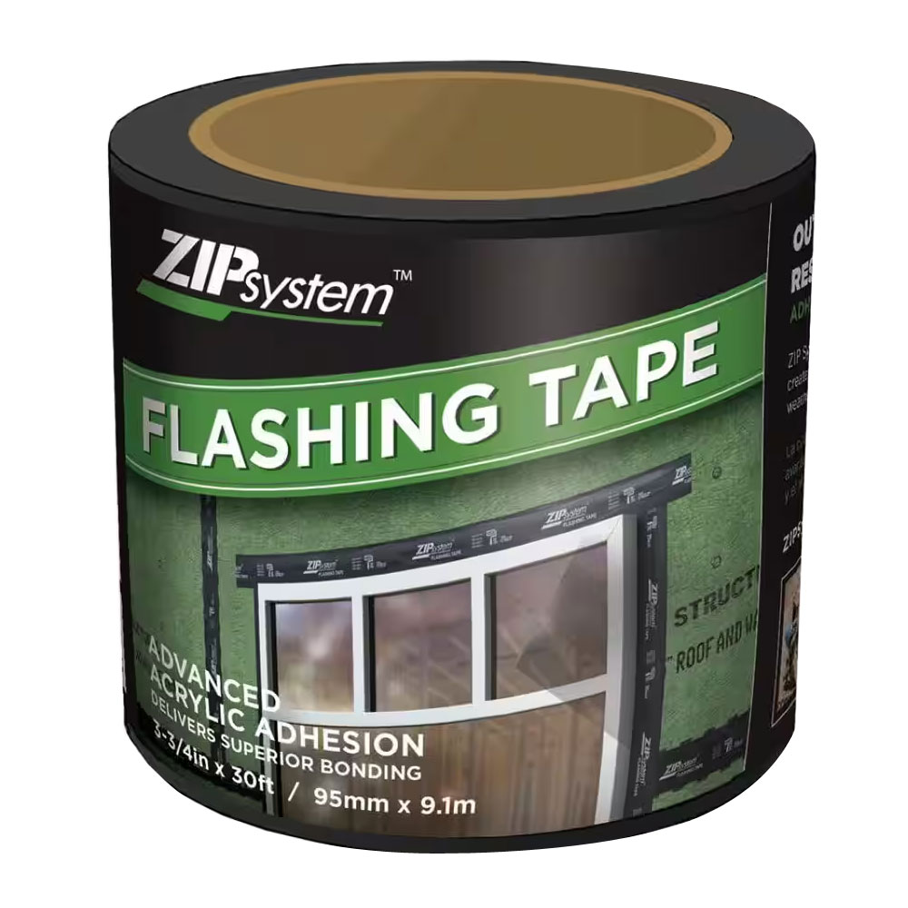 Main 2 - 3.75" X 30' HUBER ZIP TAPE **MINI ROLL** (12/BOX) - Arlington Coal & Lumber